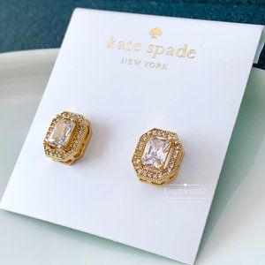 Kate Spade earrings gold crystal stud earrings